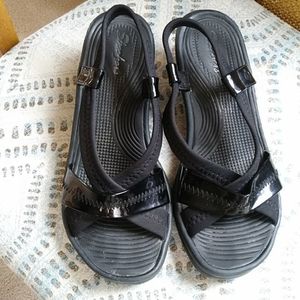 Skechers Open Toe Slingback Sandal Wedge